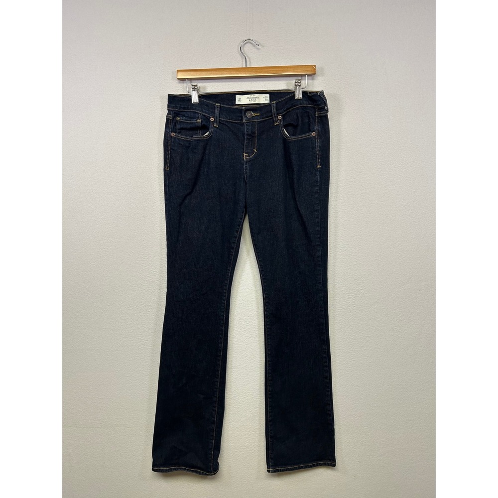 Y2K Indie Abercrombie & Fitch Womens 8R Dark Wash Mid Rise Bootcut Jeans